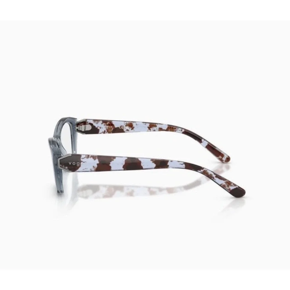 Vogue VO5676 Transparent‎ Blue Women's Reading Glasses Demo Lens NIB